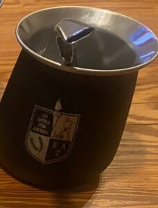 Mate y Bombilla Metal Grabado